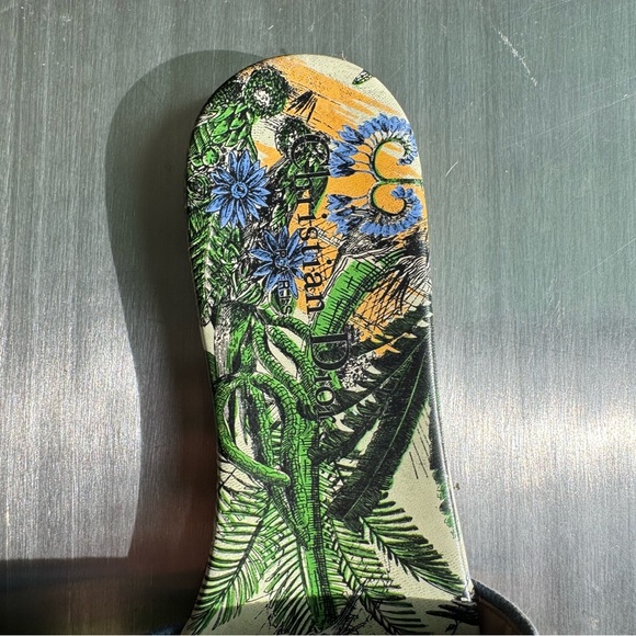Dior Embroidered Dway Jungle Mules Sandals 36 in Green - Picture 3 of 7